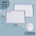 Juvale Recipe Cards - 4 x 6-Inch, Watercolor, 60-Pack - Double-Sided Cardstock & Color Coded Recipe Cards for Kitchen Organization & Cooking