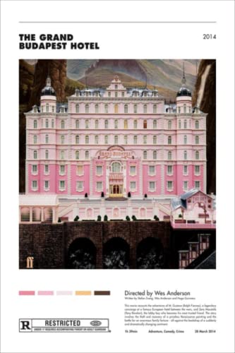The Grand Budapest Hotel Notebook: The Grand Budapest Hotel - Minimalist Poster Wide Ruled, 6X9, 100 Pages, For Teens, Girls, Boys, And Adults (Compos