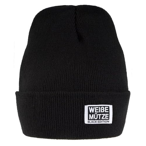 MEJOSER Beanie Mütze Schwarz Strickmütze Wintermütze Mütze Winter...