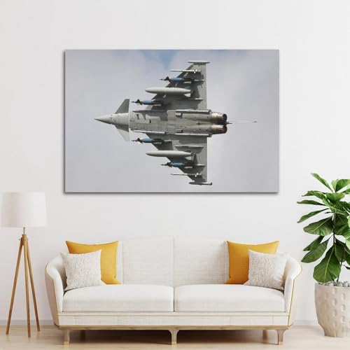 Affiche d'avion de chasse Rafale, cadeau idéal pour passionné - 3