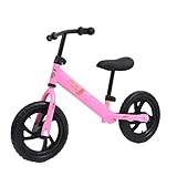 [] Seguro y cómodo: La bicicleta de equilibrio hay pedales, diseño de la manija de agarre antideslizante, su asiento blando puede cuidar de la nalga de sus niños muy bien. Mientras tanto, en bicicleta niño especialmente diseñado silla de montar y apretones dar una experiencia de comodidad y seguridad para los niños pequeños ..