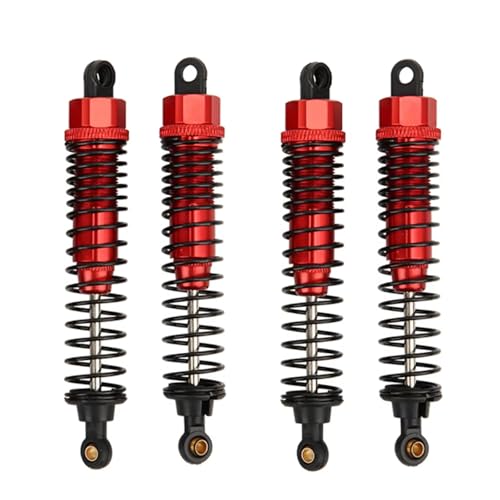 Amortisseurs 1/10 RC en aluminium rouge pour stabiliser votre monster truck