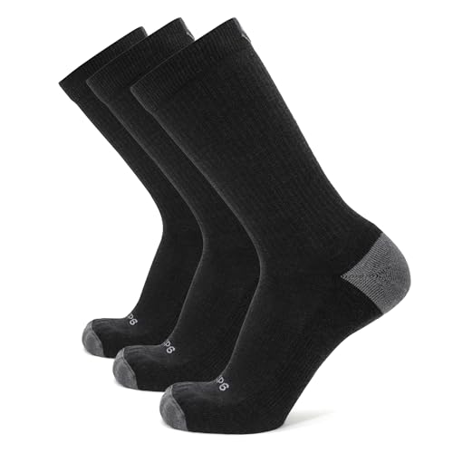 Image of GRIP6 Crew Socks - Merino Wool Socks Made in the USA, Lightweight Wool Hiking Socks, Crew Socks for Men and Women