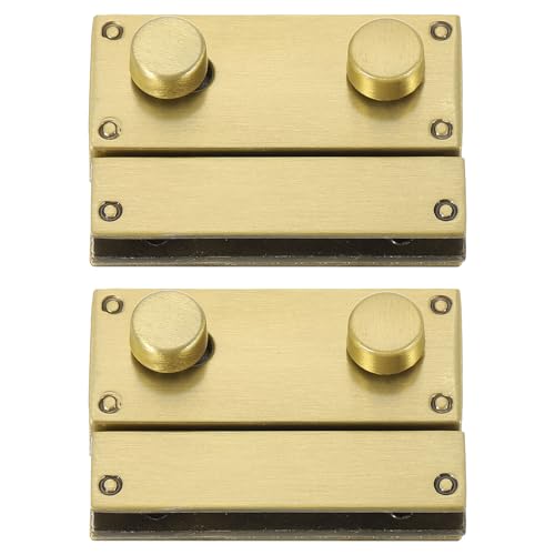 Fermoir rectangulaire à presser de 40x27mm en bronze pour sac lot de 2