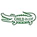 imoninn CHILD in car ステッカー  No.67 ワニさん