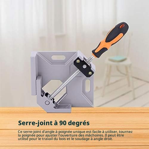 Pince à Angle Droit 90 Degrés, É d'Angle en Alliage d'Aluminium, Serre-Joint pour Travail du Bois et Soudage