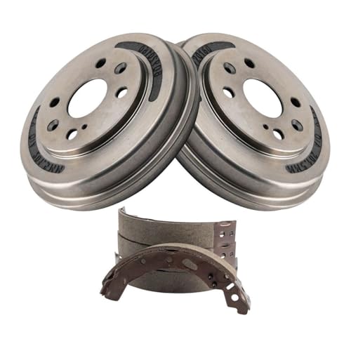 GFDKGKJ Rear Brake Shoe & Drum Kit 5 Piece for Mazda 2 2011-2014 DFY12638Z BKA19499, Revitalize your car