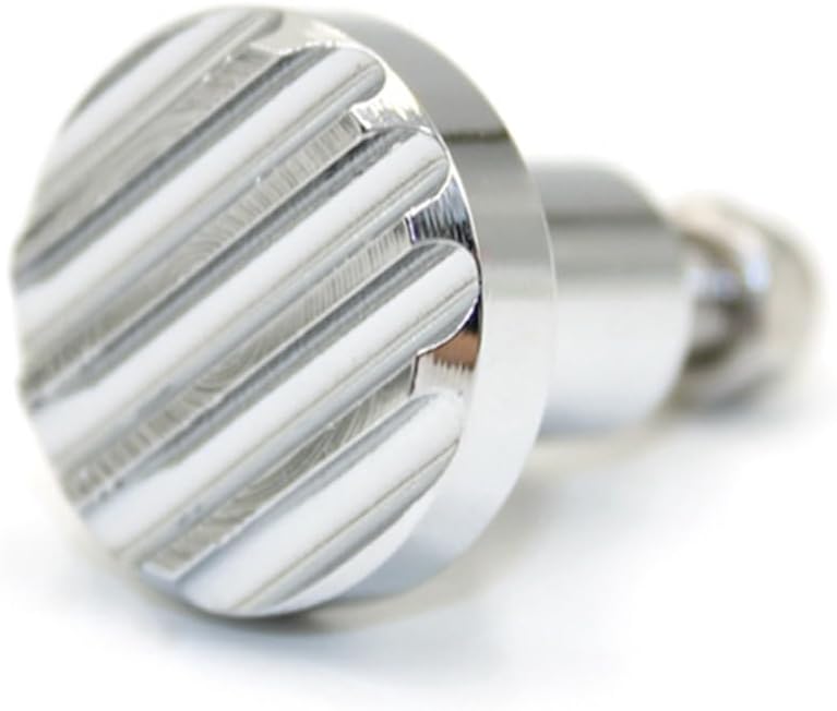 Motorcycle CNC Aluminum Fluted Carburetor Knob for Triumph Scrambler Thruxton 900 for Bonneville T100 Chrome