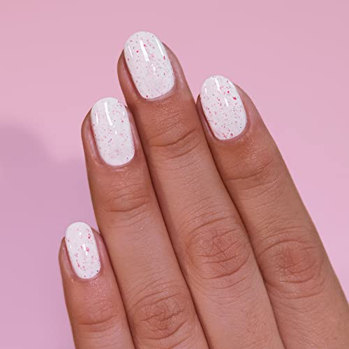 Image of ILNP Heart To Heart - Creamy White Speckled Nail Polish
