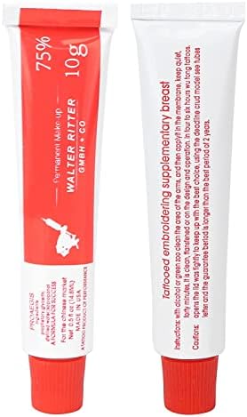 Tattoo Numbing Cream, 10g Tattoo Numb Soothing Cream Supplies for Eyebrow Tattoos, Puncture, Eye and Lips and Hair Removal, Anesthetic Cream for Before Tattoo