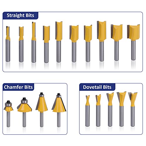 Mna Router Bits Set 1/4 Inch Shank 丨70 Piece Set #TOP1
