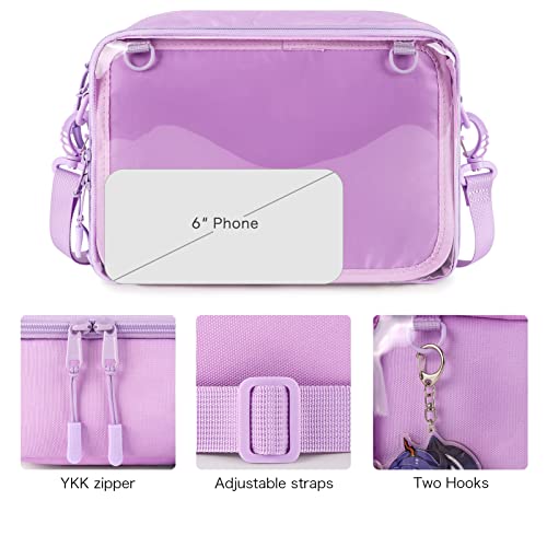 Image of STEAMEDBUN Ita Bag Crossbody Small Ita Purse Pin Display Bag with Insert