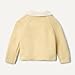 Amazon Essentials x Sofia Grainge Unisex Babies' Peter Pan Collar Sweater Jacket, Butter Yellow, 6-9 Months