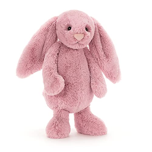 Jellycat Bashful Tulip Pink Bunny Stuffed Animal, Medium 12 inches - Rabbit and Bunny Plush Toy - Classic Children's Gift - Image 5