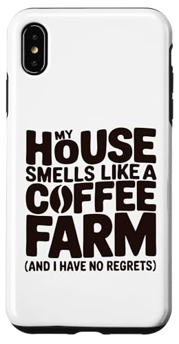 My House Smells Like A Coffee Farm �����ȃJ�t�F�C�����D�� �X�}�z�P�[�X iPhone XS Max �p