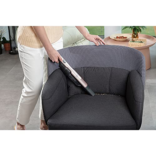 Black+Decker Dustbuster Slim DVC320BRG Aspirateur à Main sans Fil avec Moteur numérique Moderne 2 Niveaux d'aspiration, Station de Charge, suceur Plat et Brosse à Coussins Or Rose - Image 6
