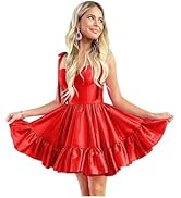 LWOKTCX Sweetheart Satin Homecoming Dresses Short Spaghetti Straps Prom Dresses for Teens 2024