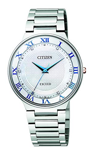 腕時計 エクシード 幸せを約束する"青"のおまじない限定モデル ペアモデル 白蝶貝文字板 AR0080-66D メンズ シルバー
