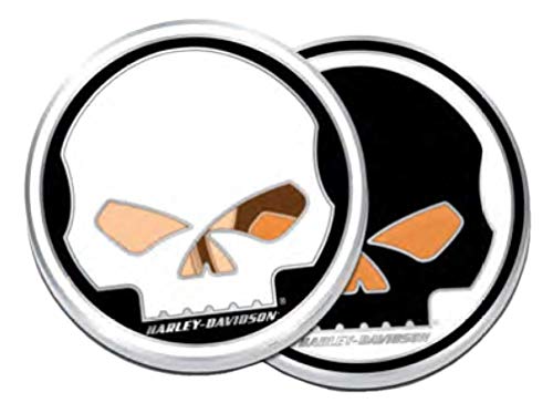 Harley-Davidson Willie G Skull Stained Glass Metal Challenge Coin, 1.75 in.