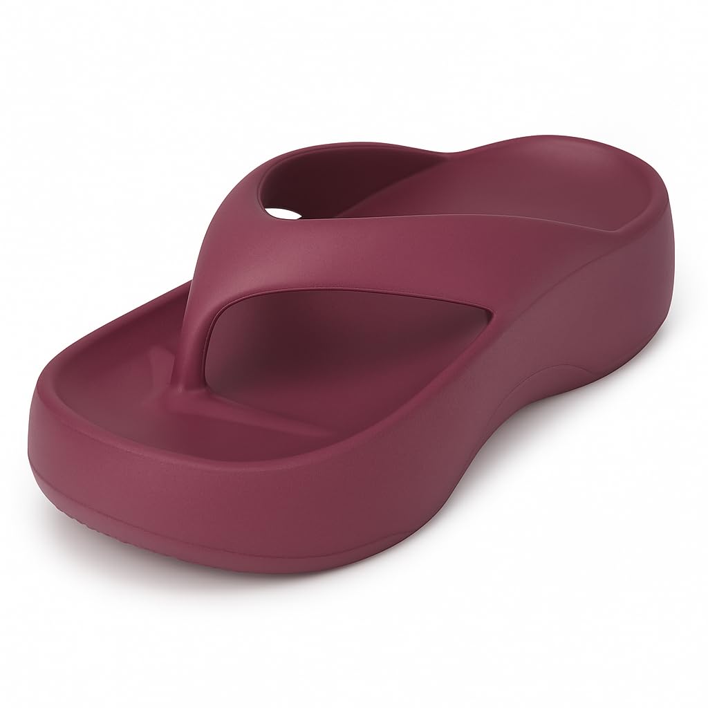 Orthopedic Slippers for Women | Comfortable EVA Flip-Flops with Arch & Heel Support | Anti-Skid Lightweight Slides for Foot Pain Relief – Ideal for Indoor & Outdoor Use