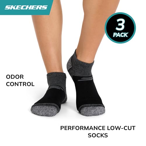 Skechers Women's 3-Pack Performance Golf Low Cut Socks, Odor Control & Mesh Ventilation2