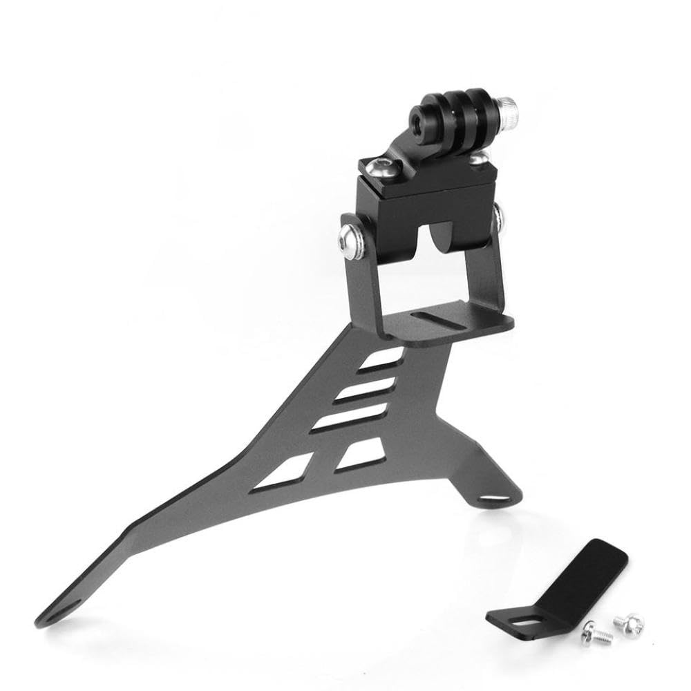 Staffa per piastra di navigazione per montaggio su parabrezza per moto compatibile con i modelli Xciting 400i 2013-2017 Supporto per telefono in alluminio per dispositivi GPS(Type 4)