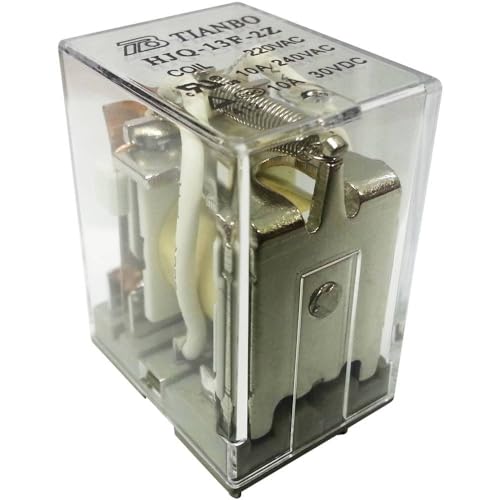 Tianbo Electronics HJQ-13F-2Z - 220/240VAC Relè ad innesto 230 V/AC 15 A 2 scambi 1 pz.