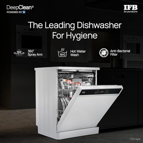 IFB Neptune FX14 Free Standing Dishwasher 14 Place Settings — view 4