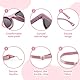 AYNKH Baby-Sonnenbrille, Baby-Sonnenbrille für Kinder von 6 Monaten bis 3 Jahren, Kinder-Sonnenbrille mit verstellbaren Rahmen aus Silikon, für Jungen/Mädchen