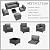 Gotland 7 Pieces Patio Furniture Set with 4’’ Thick Cushions, All-Weather PE Rattan Patio Set with 29.5'' High Backrest, Outdoor Furniture with Coffee Table for Porch Deck Garden Grey