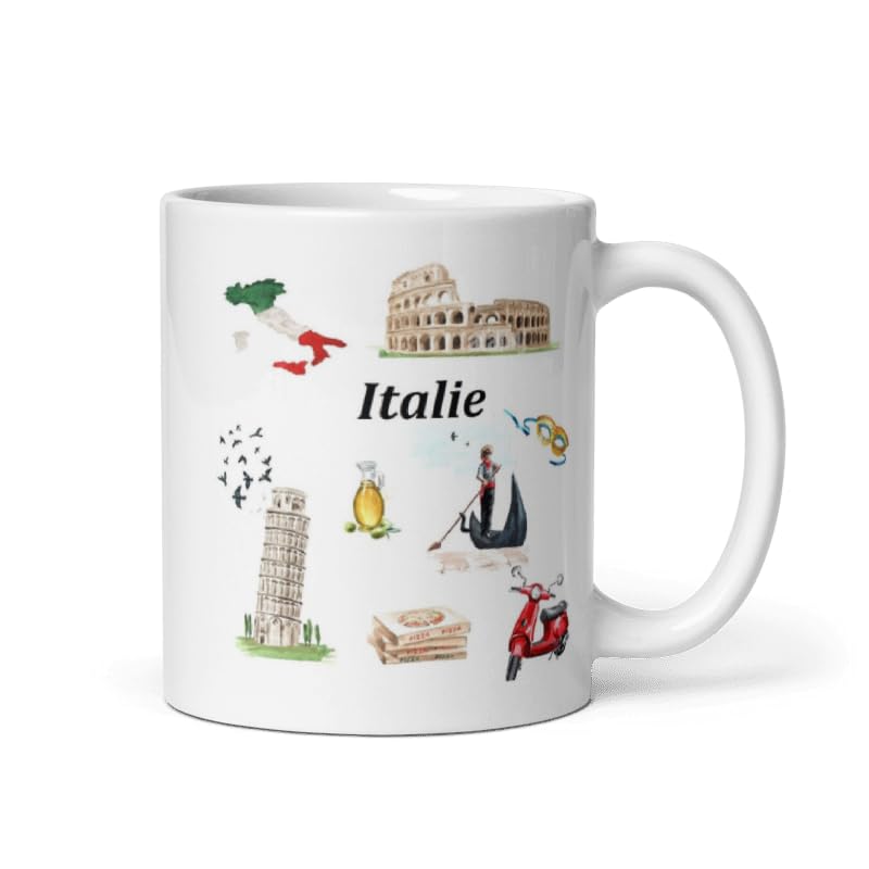 Générique Mug Italie à offrir à n'importe quel occassion, Noël, anniversaire, Amis, collègues, ou tout simplement pour le plaisir d 'offrir.