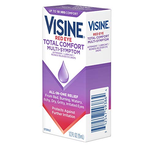 Visine Red Eye Total Comfort Multi-Symptom Eye Drops, 0.5 Fl. Oz 1 Ea (Pack Of 3) #TOP7
