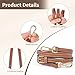 Bag Shoulder Strap, Adjustable Purse Strap Crossbody Replacement for Mini Longchamp Le Pliage,Brown Gold Buckle L