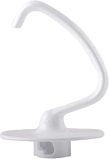 Baoblaze Mikser wymienny hak do ciasta, k5ADH C hak do ciasta 5KSM5 7K5SS 9KSM5 K4SS K5SS KDM5 KP50 KPM5 4.5/5,0 Quart Miska stojąca Mikser