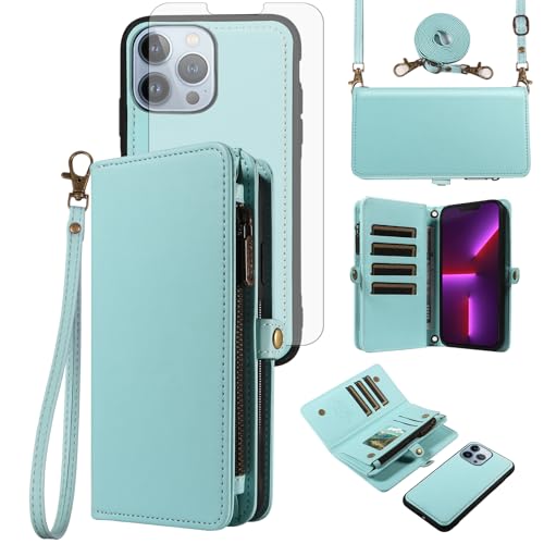 Coque iPhone 13 Pro Max Asuwish Vert idéale pour rando