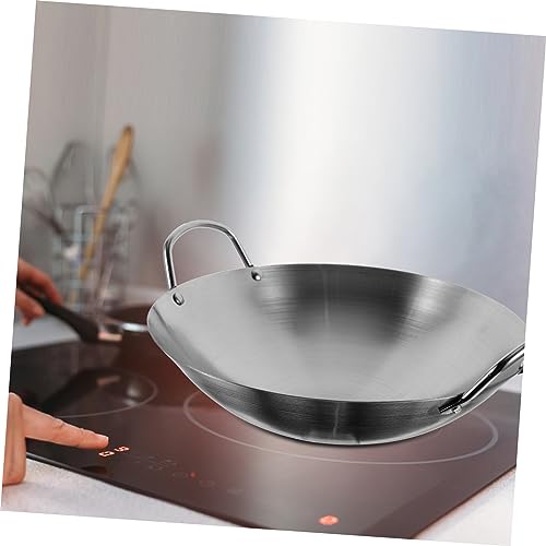 Garneck Wok de acero inoxidable 1 pieza redondo miniatura 7