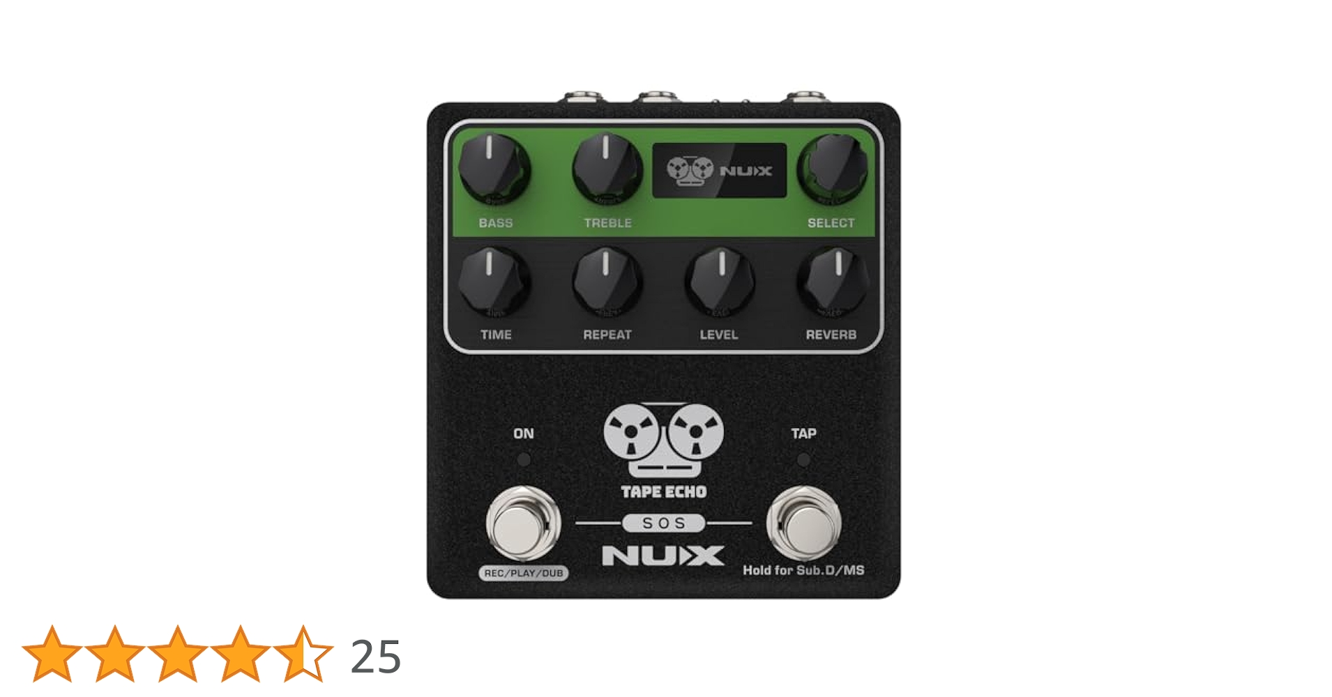 Amazon | NUX テープエコーペダル NDD-7 | ディレイ・リバーブ