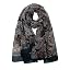 Navy Paisley