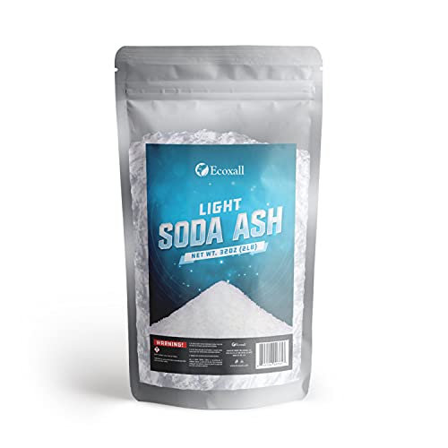 Soda Ash For Tie Dye - 2 Pound Bag - 99.9% Pure - Multi-Purpose - Ecoxall Chemicals