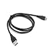 Produktbild TELESIN Ersatz USB3.1 Typ-C (USB C) Datenübertragung Kabel 3 Füße für GoPro Hero 5 Sitzung, Hero 5 Black Hero 6 USB Daten / Computer / Sync / Ladegerät Kordel