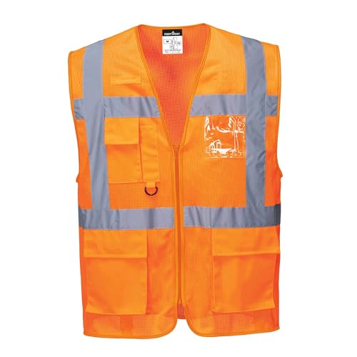 Portwest Athens Meshair Executive Vest - Color: Orange - Talla: Xsmall
