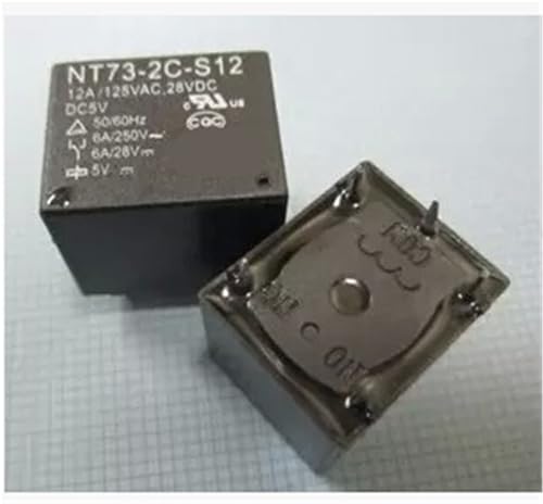Relais NT73-2C-12-DC5V à commutation rapide 5VDC pour circuits imprimés - 3