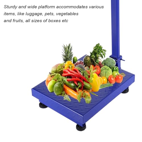 image for TUFFIOM 661lbs Weight Electronic Platform Scale,Digital Floor Heavy Du
