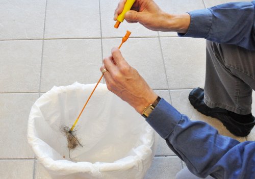 Flexisnake Drain Weasel Sink Snake 3 Pack Refill - 18 Inch - 3 Disposable Hair Clog Remover Wands - Thin, Flexible, Easy To Use On Most Drains And Grates - Made In The Usa - (3 Pack) #TOP3