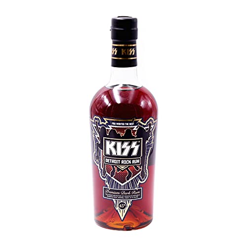 Kiss Detroit Rock Premium Dark Rum 45% Vol. 0,7l