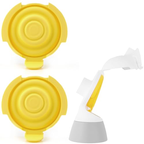 Image of 2 Pack Membranes Compatible with Medela PersonalFit Flex Replacement Connectors, Pump in Style MaxFlow, Swing Maxi and Freestyle Breast Pumps