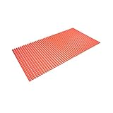 東プレ シャッター式風呂ふた 波型 カラーウェーブ 75×140cm ピンク L14