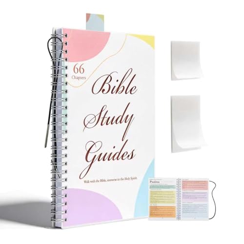 66-Book Bible Study Guide, Bible Study Supplies & Journal, Christian Scripture Summaries, Daily...