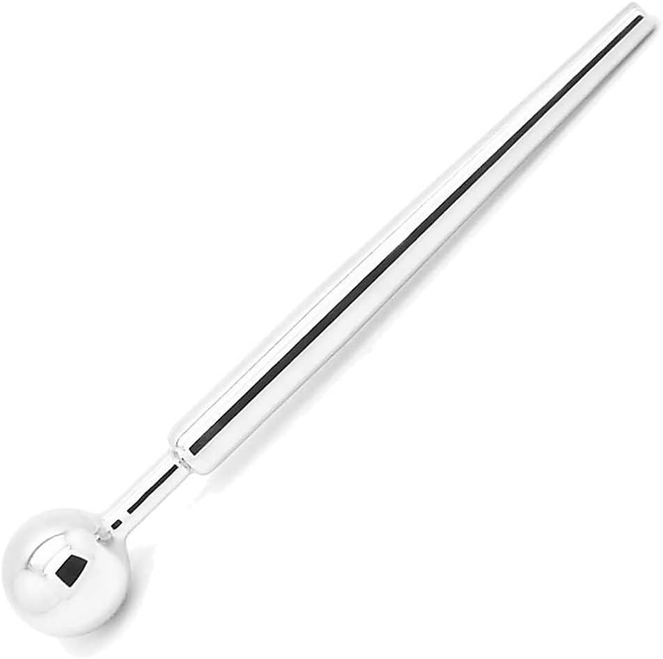 Cock Topper - Surgical Steel Body Friendly Smooth Durable Hollow Male Urethral Plug (5-11mm (3" Long))