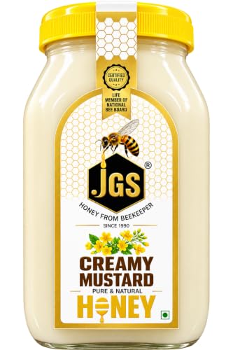 Image of JGS 100% Natural Mustard Raw Honey 1KG | Pure Honey | Raw Unprocessed